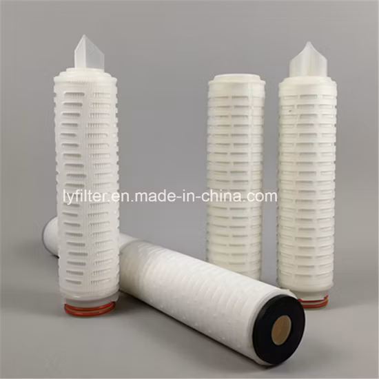 Mini cartucce filtranti dell'aria Politetrafluoretilene idrofobo PTFE da 0,2 micron per la filtrazione di gas sterili Industria alimentare e delle bevande