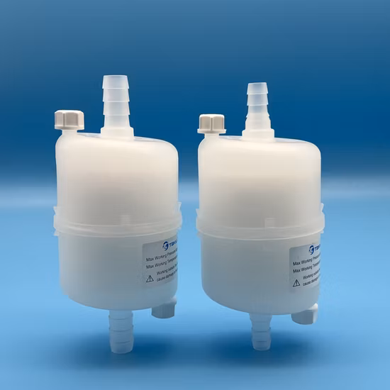 Cartuccia filtrante per acqua assoluta ad alte prestazioni 0,01/0,1 micron PTFE idrofobo pieghettato per fermentazione di gas ad aria compressa con filtro a membrana microporosa in PP